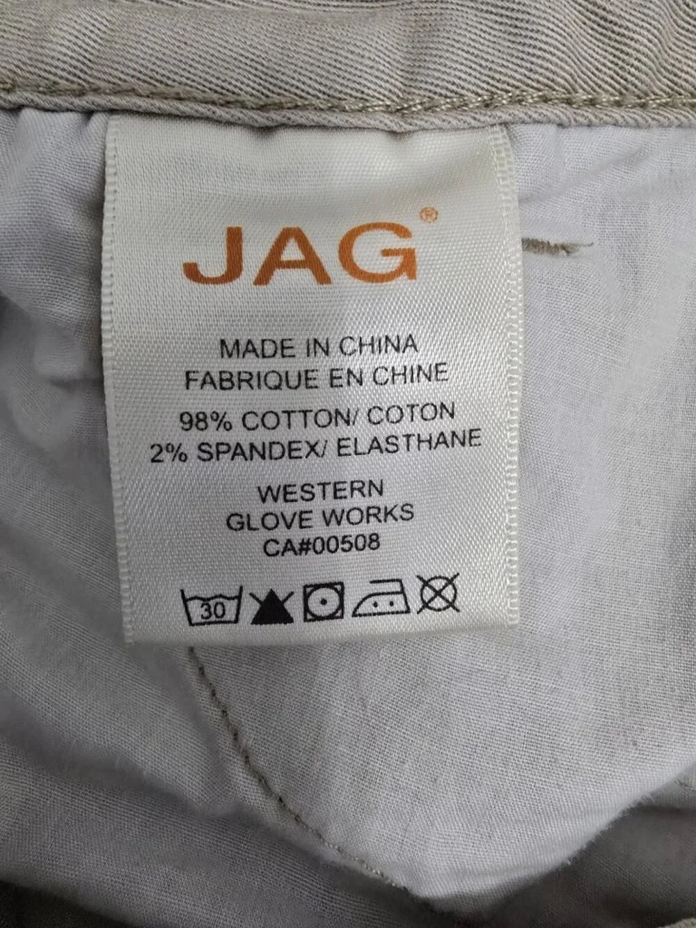 JAG Womens Size 10 Beige Capri Pants Classic Fit Comfortable - Picture 9 of 10